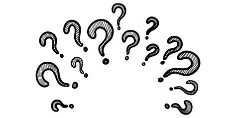 Question marks illustration