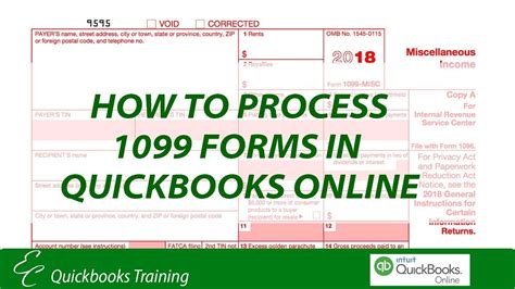 QuickBooks 1099 form