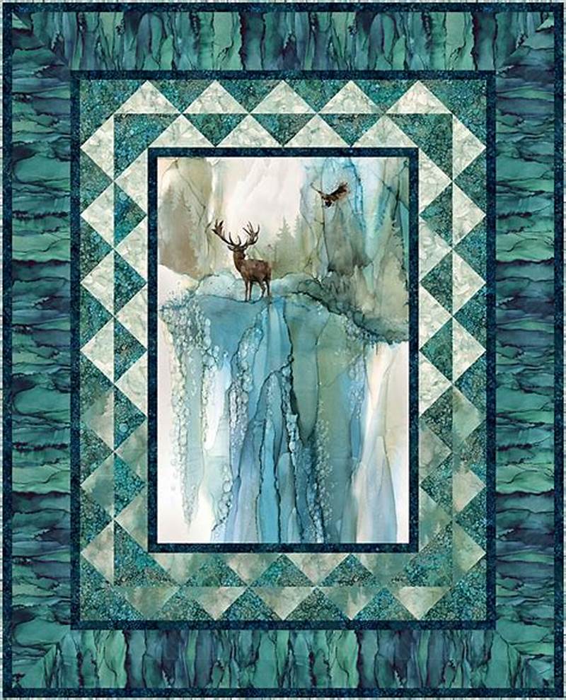 Quilt Pattern Using A Panel