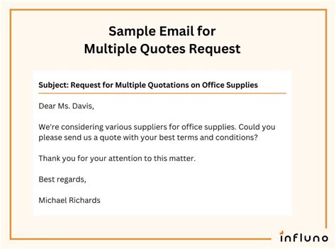 Quote Request Email Template
