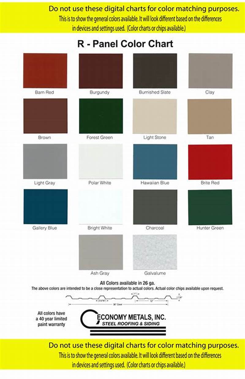 R Panel Color Chart