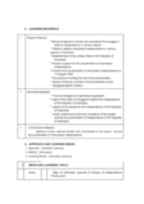 RPP document example