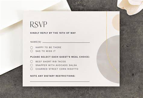 RSVP Card