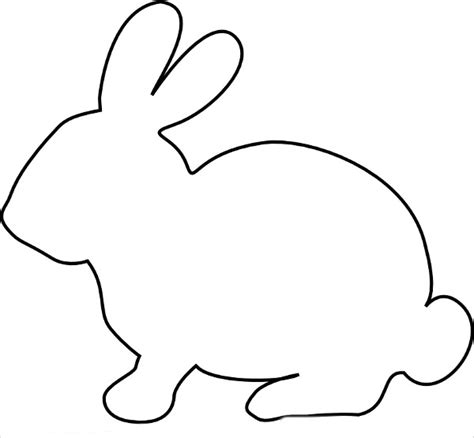 Rabbit Cut Out Template