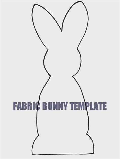 Rabbit Template For Sewing