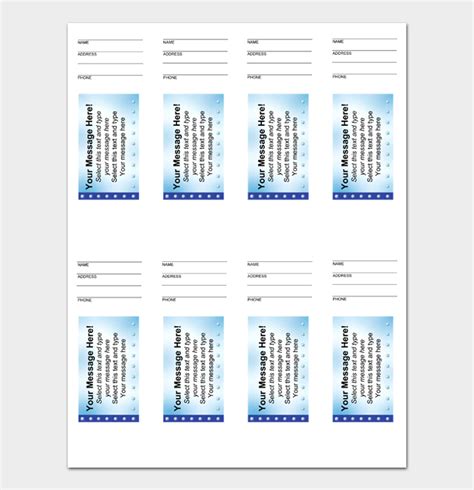 Raffle Ticket Template For Microsoft Word