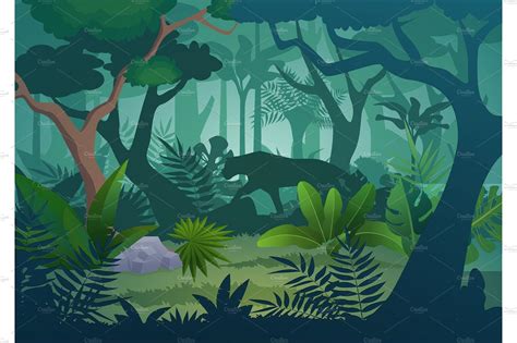 Rainforest Wallpaper Illustration