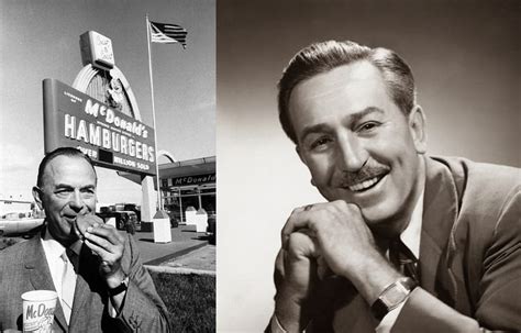 Ray Kroc and Walt Disney