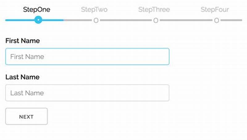 React Multi Step Form With Progress Bar