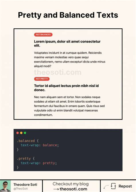 Readability with wrap text