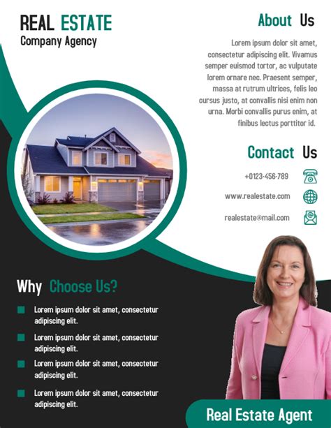 Real Estate Agent Flyer Template