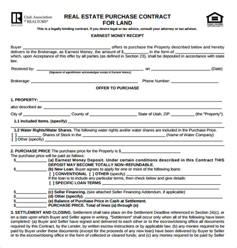 Real Estate Documents Templates
