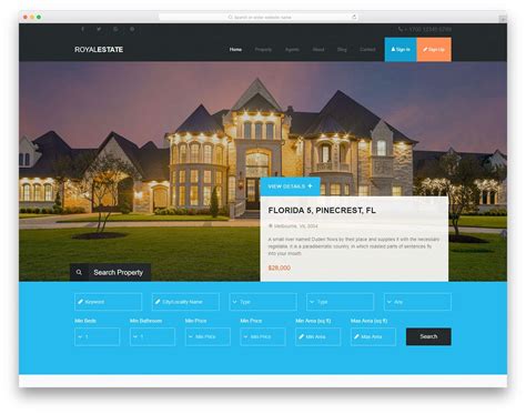Real Estate Web Templates