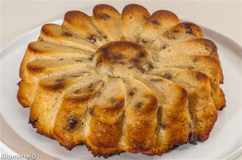 Gâteau pain aux pépites de chocolat