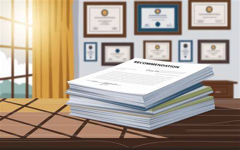 Recommendation letters stack