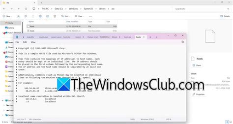 Recreate Hosts File