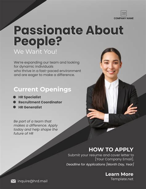 Recruitment Flyer Template