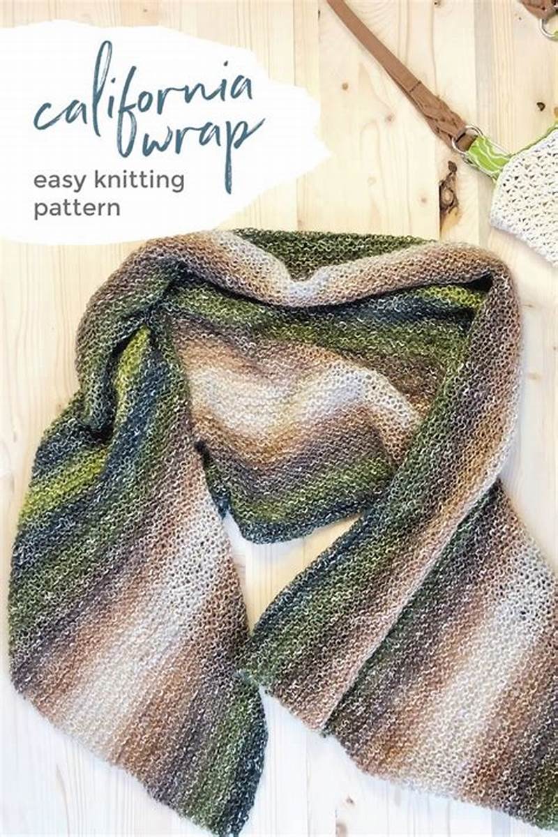 Rectangle Shawl Knitting Pattern