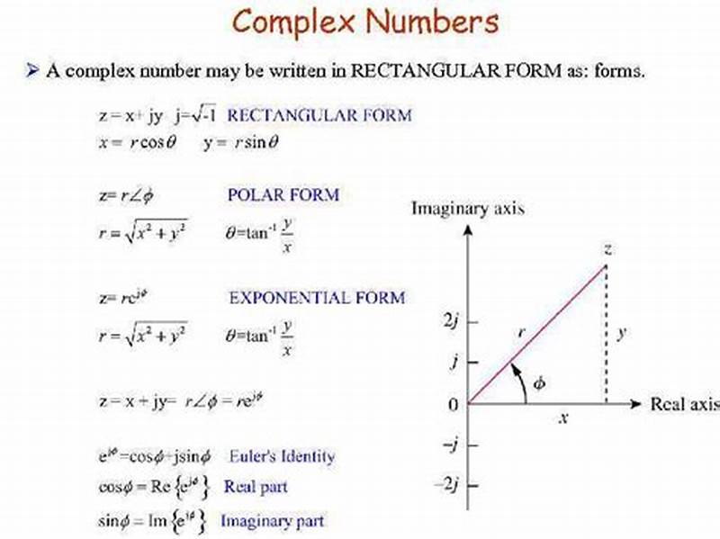 Rectangular Form Of A Complex Number