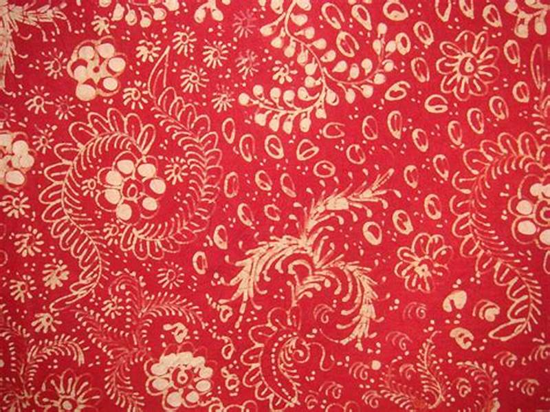 Red Batik Pattern