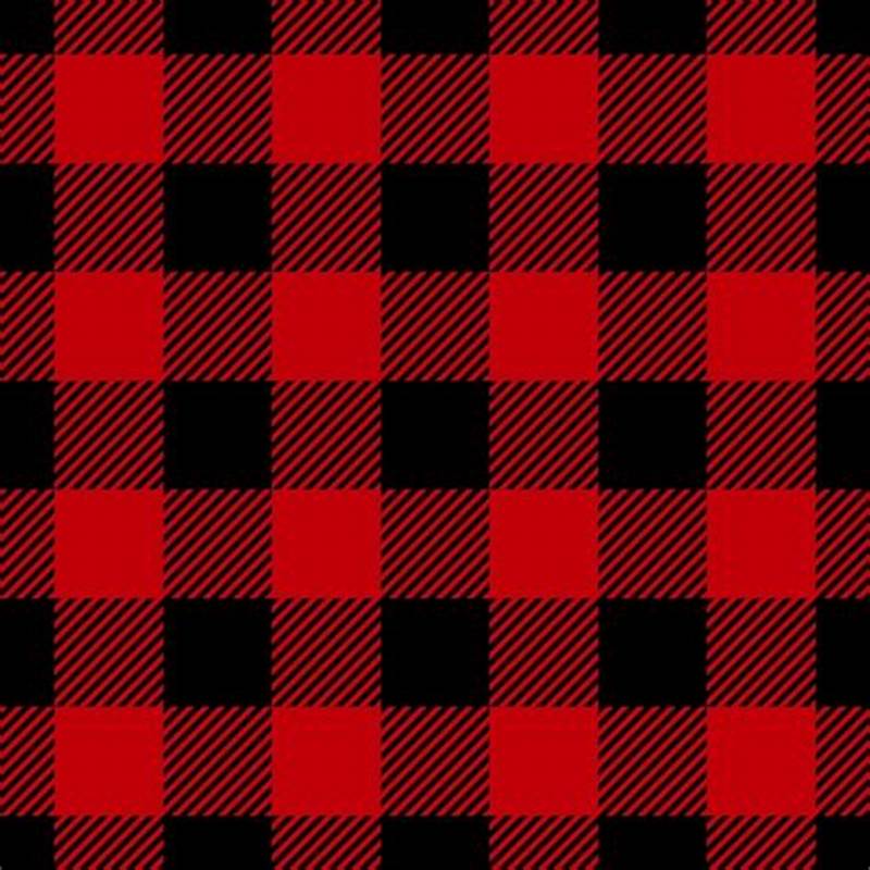 Red Black Check Pattern
