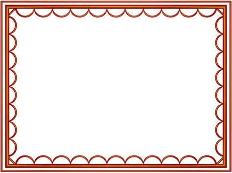 Red Border Powerpoint Template