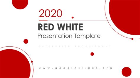 Red Slides Template