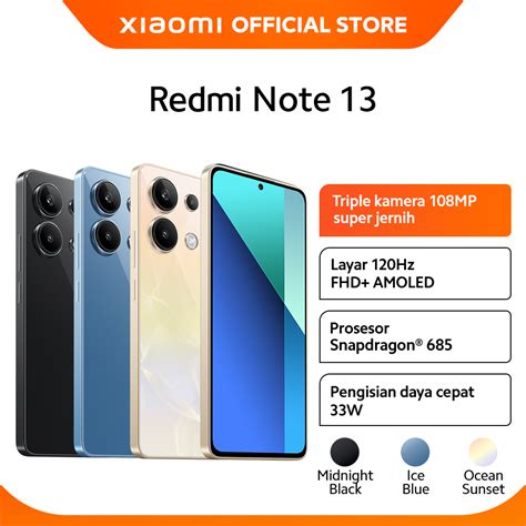 Redmi Note 13 Layar AMOLED