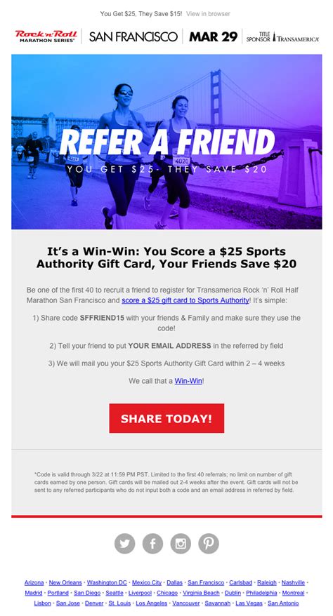 Refer A Friend Email Template