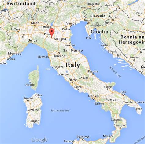 Reggio Emilia Italy Map