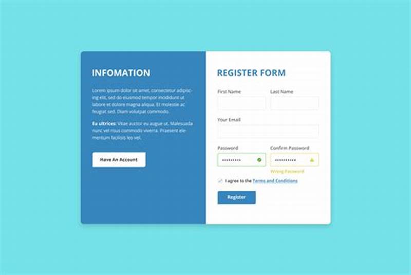 Register Form Sample