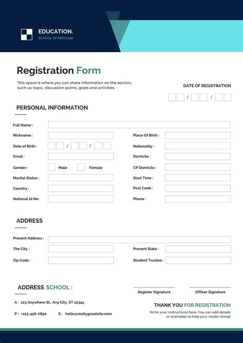 Register Form Template