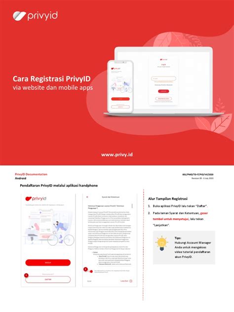 Registrasi via Website
