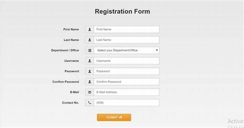 Registration Form In Html Bootstrap