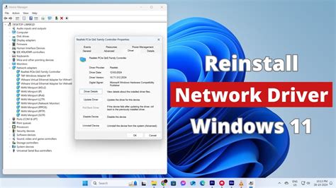 Reinstall Network Driver
