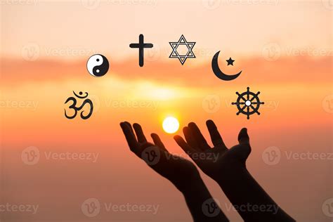Religious symbols together