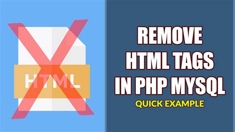 Remove HTML Tag