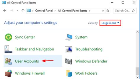 Remove Local Account From Control Panel