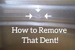 Removing Dents in Stainless Steel Appliances