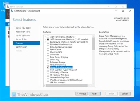 Removing Group Policy Management Console