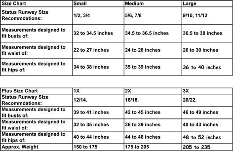 Rent The Runway Size Chart