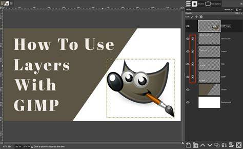 Reorder layers in GIMP