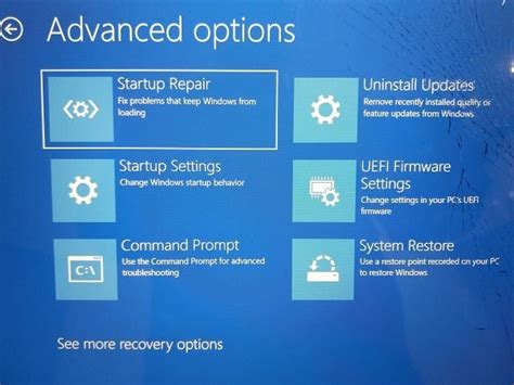 Repair your computer with installation media