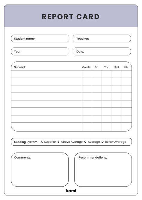 Report Printable