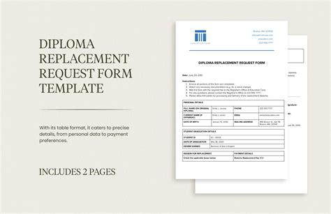 Required Documents for Replacement Diploma Letter