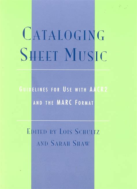 Required Elements For Sheet Music Cataloging Marc