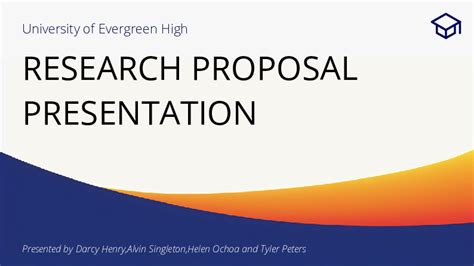Research Proposal Presentation Template