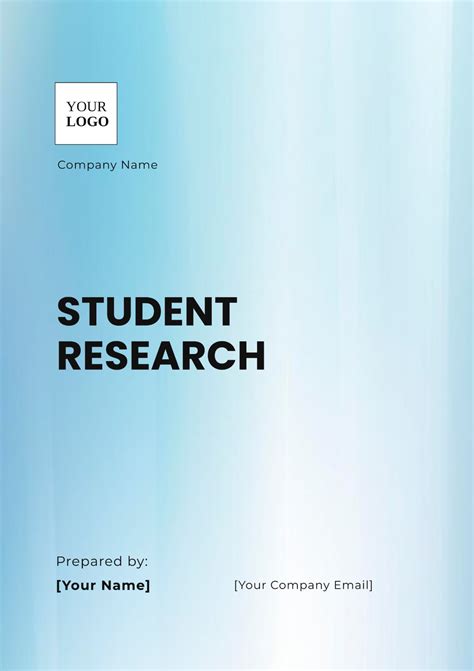 Research Template For Students
