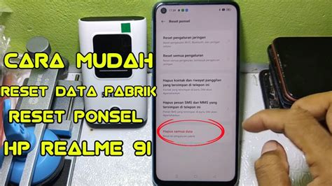 Reset Data Pabrik Realme