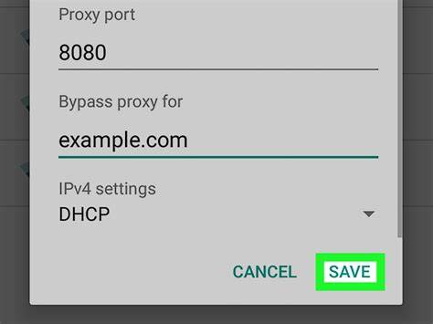 Reset Proxy Settings